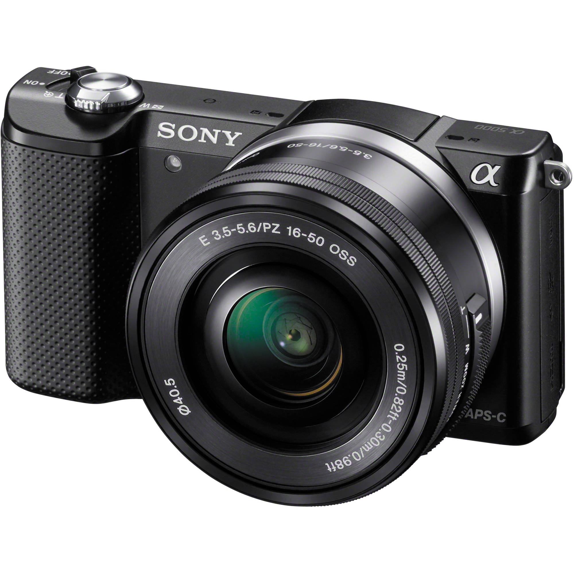 Harga Sony A5000 Bodi + Lensa Power Zoom 1650mm Mirrorless Camera